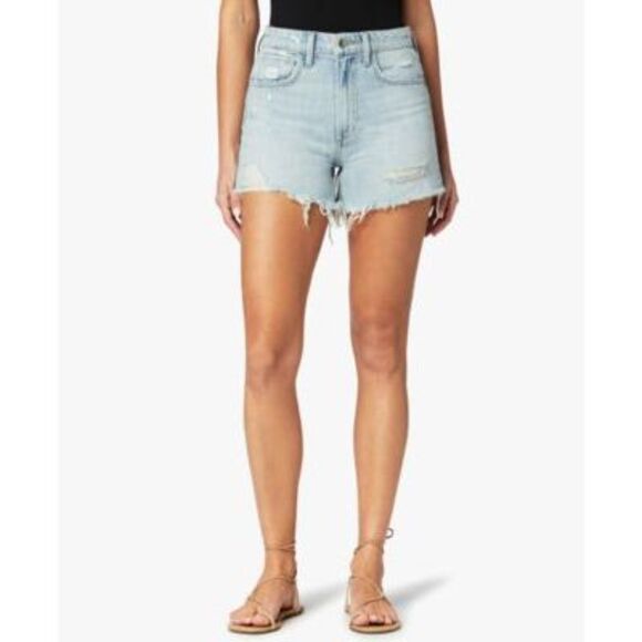 Joe's Jeans The Sadie Cutoff Denim Shorts In Blue 26 - Picture 1 of 3